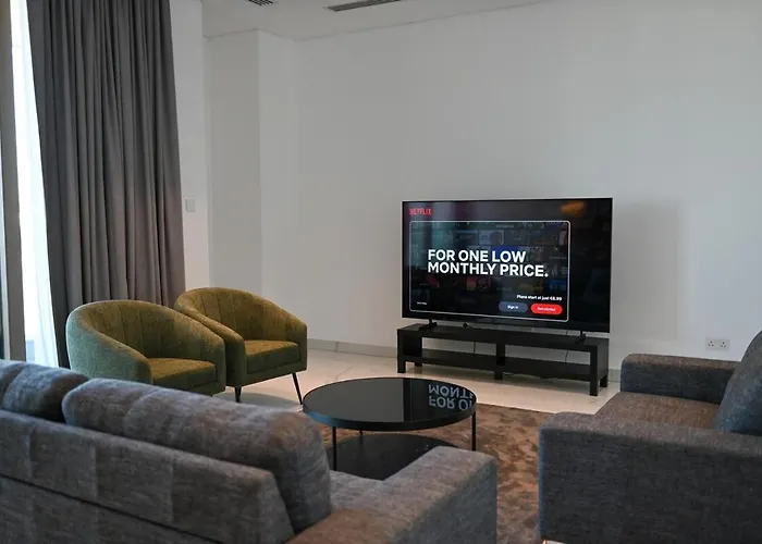 The 1 -nicosia Luxe Stay- Gym Pool 24h Concierge Apartment Nicosia